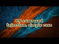 OS command injection, simple case شرح وحل وتحليل