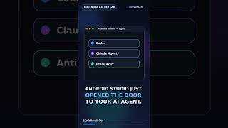Android Studio Now Lets You Bring Codex, Claude &amp; Antigravity 🤯 #Shorts