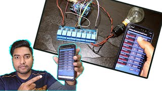 Home Appliances Control Using App with Arduino Uno, Bluetooth Module HC-05, Relay Module