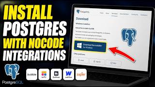 How to install Postgres with nocode tool integrations - Step By Step
