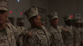 Recruits undergo 13 weeks of training on MCRD Parris Island in order to earn the title U.S. Marine.