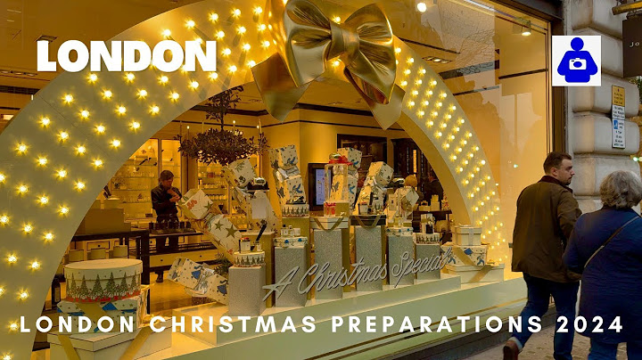 London Autumn Walk 🇬🇧 LONDON’S 🎄 Christmas Preparations 2024 | Central London Walking Tour  [4K HDR]