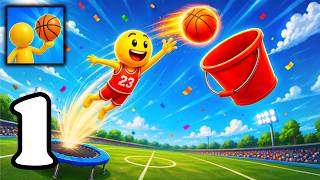 Junk Dunk 3D | Gameplay Walkthrough Part 1 | Addictive Basketball Fun | Android, iOS screenshot 1