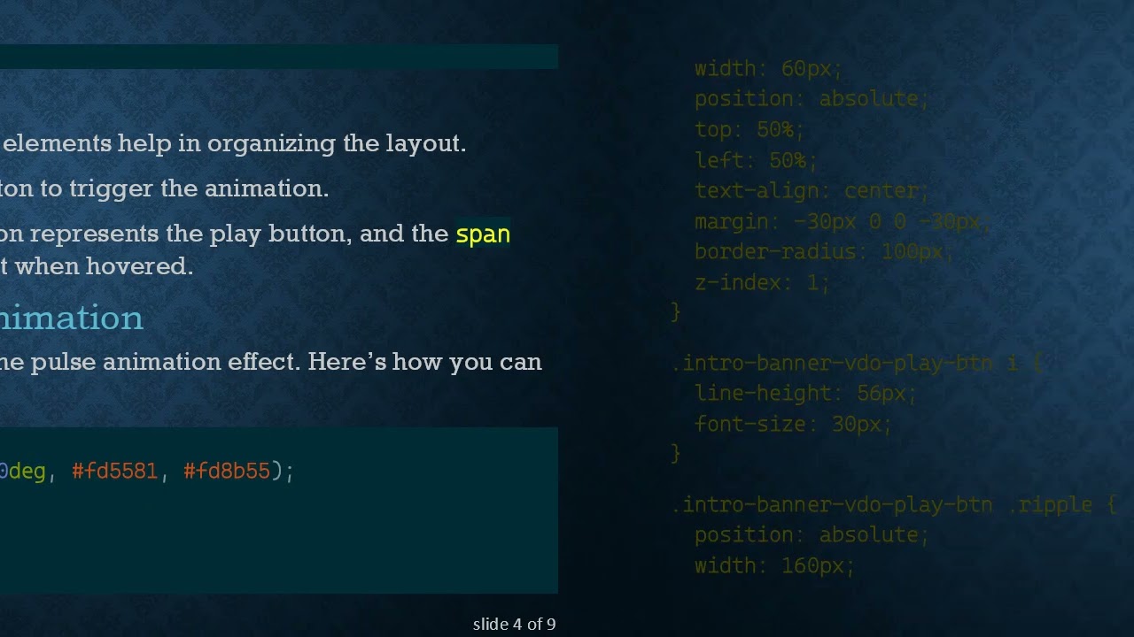 Create a Keyframe Pulse Animation on Hover with CSS