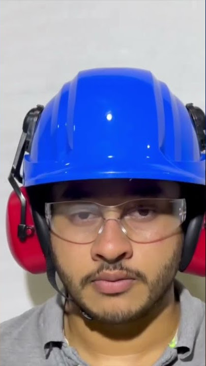 Helmet with Ear muff & Universal face shield