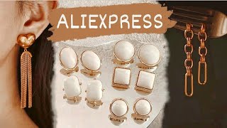 Мінімалістично та стильно🤍 Сережки з ALIEXPRESS