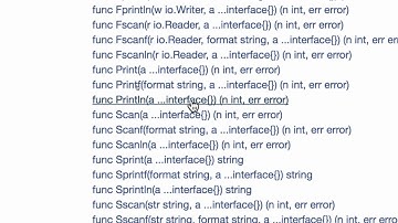 Golang interfaces