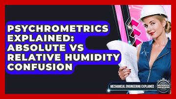 Psychrometrics Explained: Absolute Vs Relative Humidity Confusion - Mechanical Engineering Explained