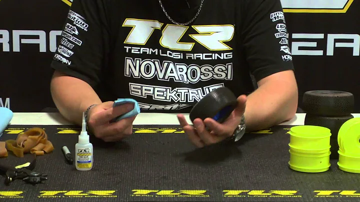 Adam Drake explains how to clean and glue Pro-Line tires.