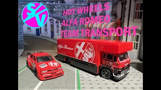 Hot Wheels | Premium Alfa Romeo 155 (V6) Team Transport | Quick Look Hot Wheels Alfa Romeo 155 Team Transport