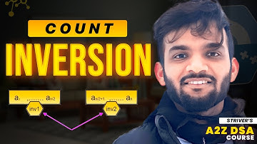 Count Inversions in an Array | Brute and Optimal