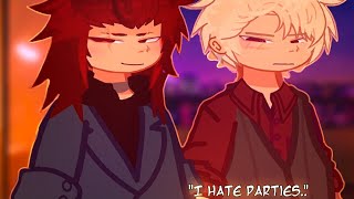 𝙄 𝙝𝙖𝙩𝙚 𝙥𝙖𝙧𝙩𝙞𝙚𝙨.                    [ MHA KIRIBAKU ❤️🧡]  Tags: #mha #kiribaku #bakugo 