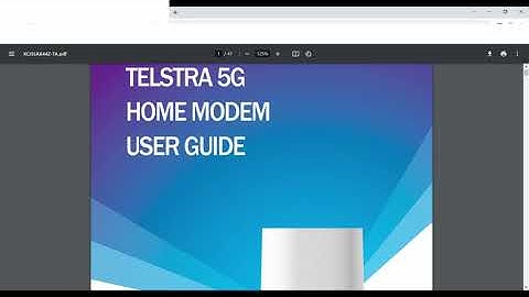Telstra 5G Home Broadband AW1000 modem - 5th Firmware update and new detailed modem user guide.