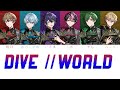 シクフォニ【SIXFONIA】/ Dive Ⅱ World 【パート分け】