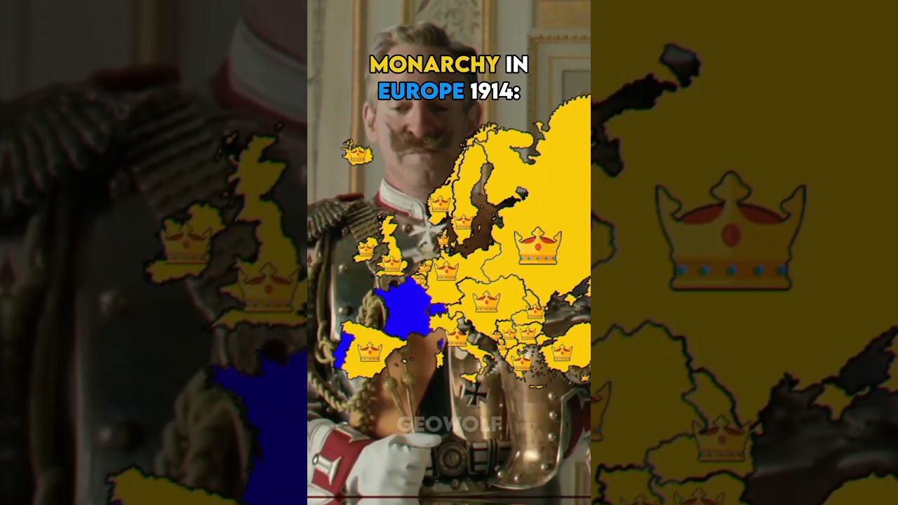 Monarchy in Europe 2024 vs 1914!