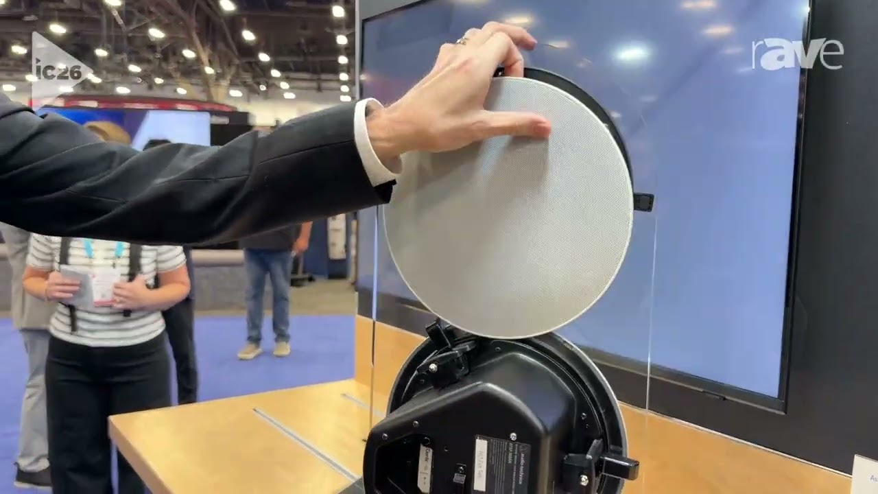InfoComm 2026: Audio-Technica Shows Off ATSP-30 Dante Powered Network Ceiling Speaker