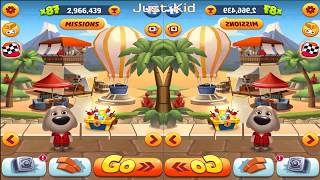 Talking Tom Gold Run ben Playing Racing Contest ! Mirror Ben ! 2017 ipad with games play ! screenshot 3