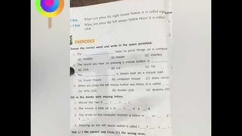 COMPUTER FOR CLASS 1 - LEARN COMPUTER FOR KIDS – COMPUTER – COMPUTER CLASS 1 PAGE NO 36  CHAPTER-4