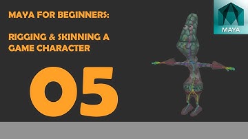 Rigging Character in Maya  for Beginners Tutorial Part 5