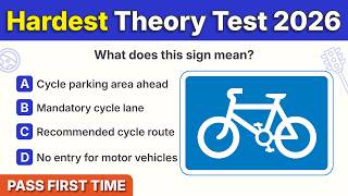 Hardest Theory Test 2026 UK | Official Theory Test UPDATED DVSA Styled Questions! | PASS FIRST TIME