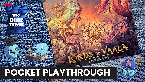 Dragonbond: Lords of Vaala Board Game - Pocket Playthrough with Stella & Tarrant