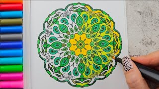 Emerald Dew Mandala ✨ | Relaxing ASMR & Meditative Music for Stress Relief