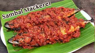 Fried Mackerel with Homemade Sambal Chili Sauce