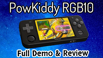 PowKiddy RGB10 Handheld Game Console Demo & Review - RetroPie Guy Portable Video Game Console Review