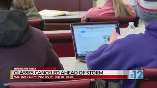 William Carey University cancels classes ahead of Sally