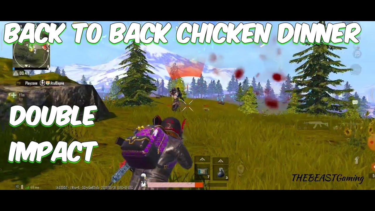 Double Impact Back to Back Chicken Dinner | PUBG mobile | Full Gyro ...