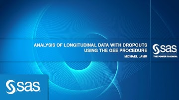 Analysis of Longitudinal Data With Dropouts Using the GEE Procedure