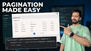 Implement Pagination in Spring Boot | Student Listing Module | Student Management System