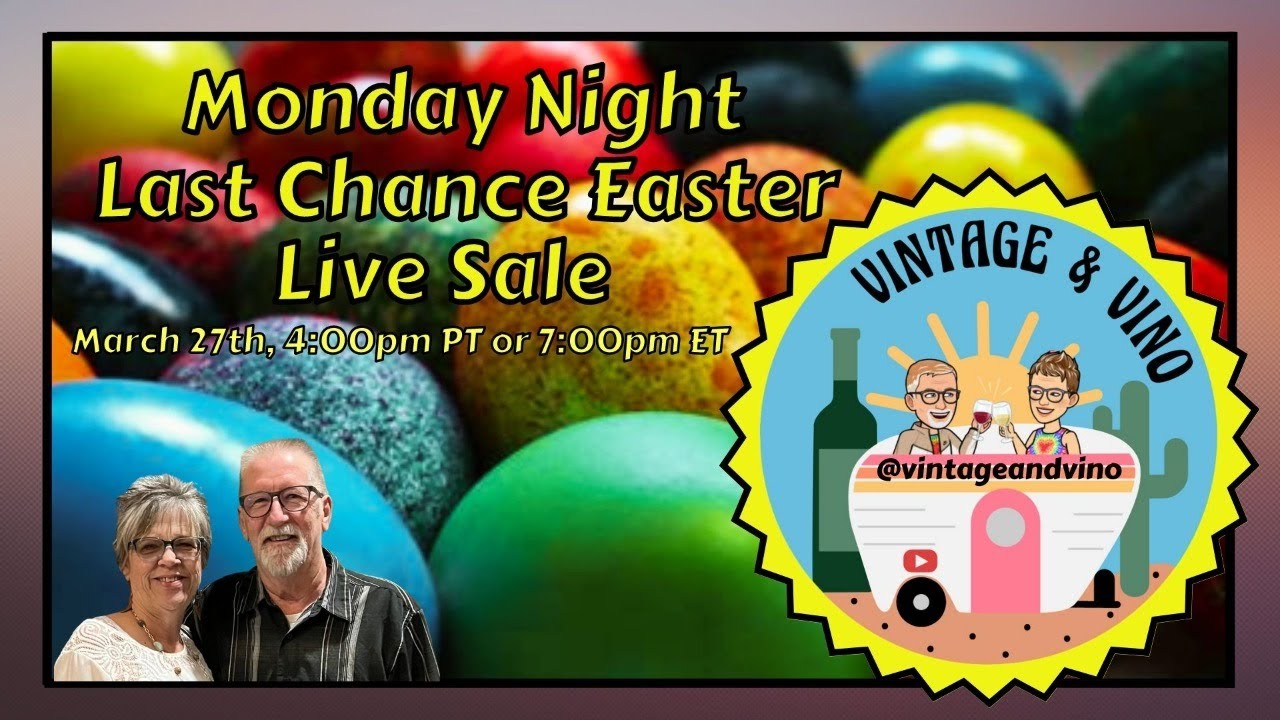 Monday Night, Last Chance Easter, Live Sale - YouTube