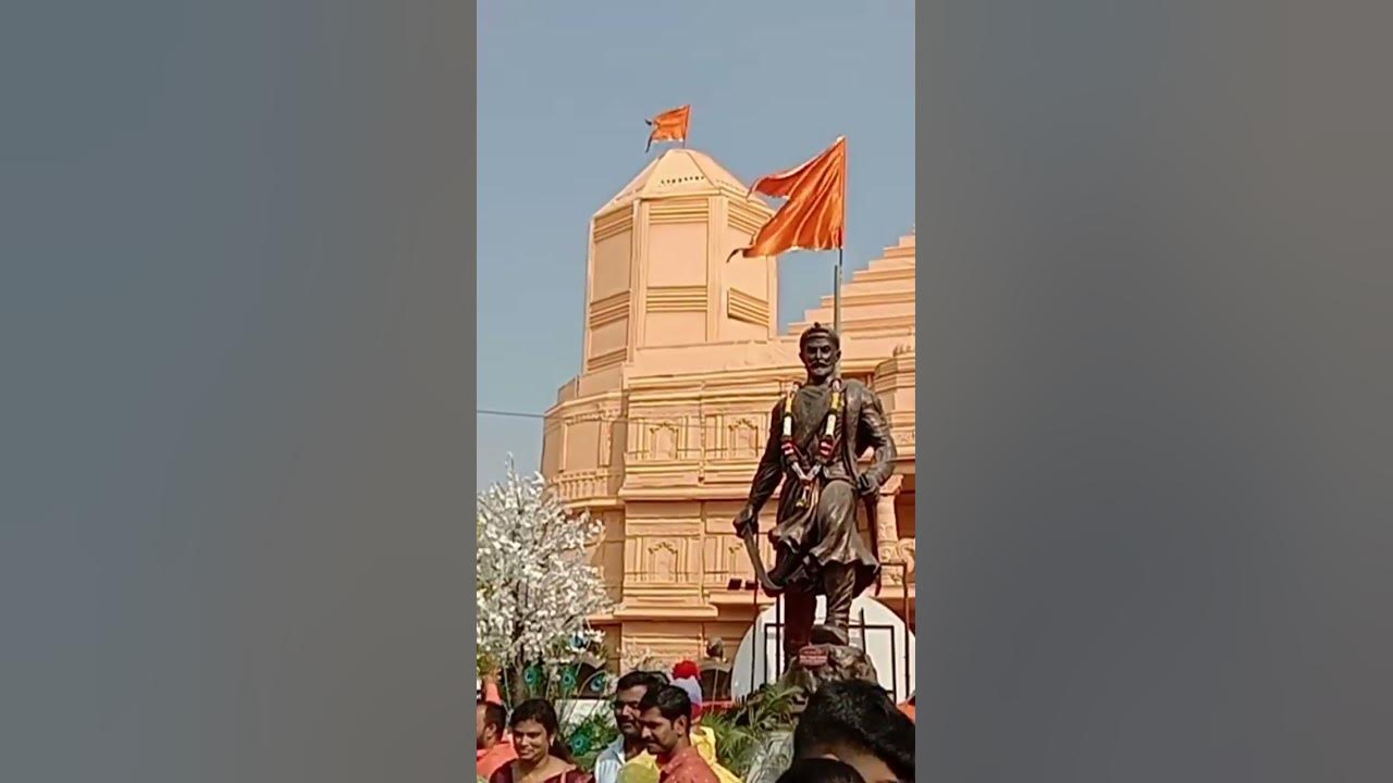 #shorts Chatrapati Shivaji Maharaj statue in indrayani Thadi jatra ...