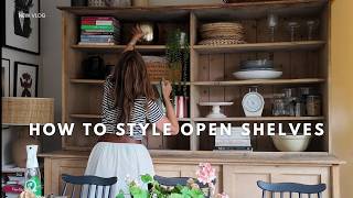 How to Style Open Shelves Without Looking Cluttered Home Styling Tips