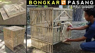 MEMBUAT KANDANG AYAM JAGO | kandang ayam pintu geser. 