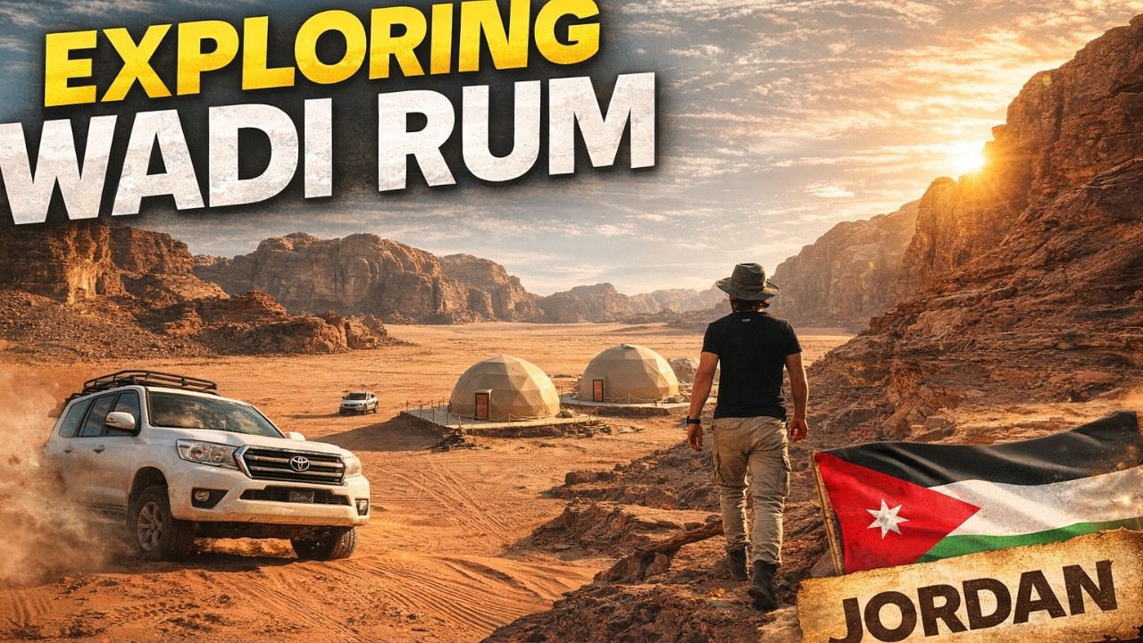 Wadi Rum Desert Jordan 🇯🇴 | 4x4 Safari, Sunset, Bubble Tent & Starry Night