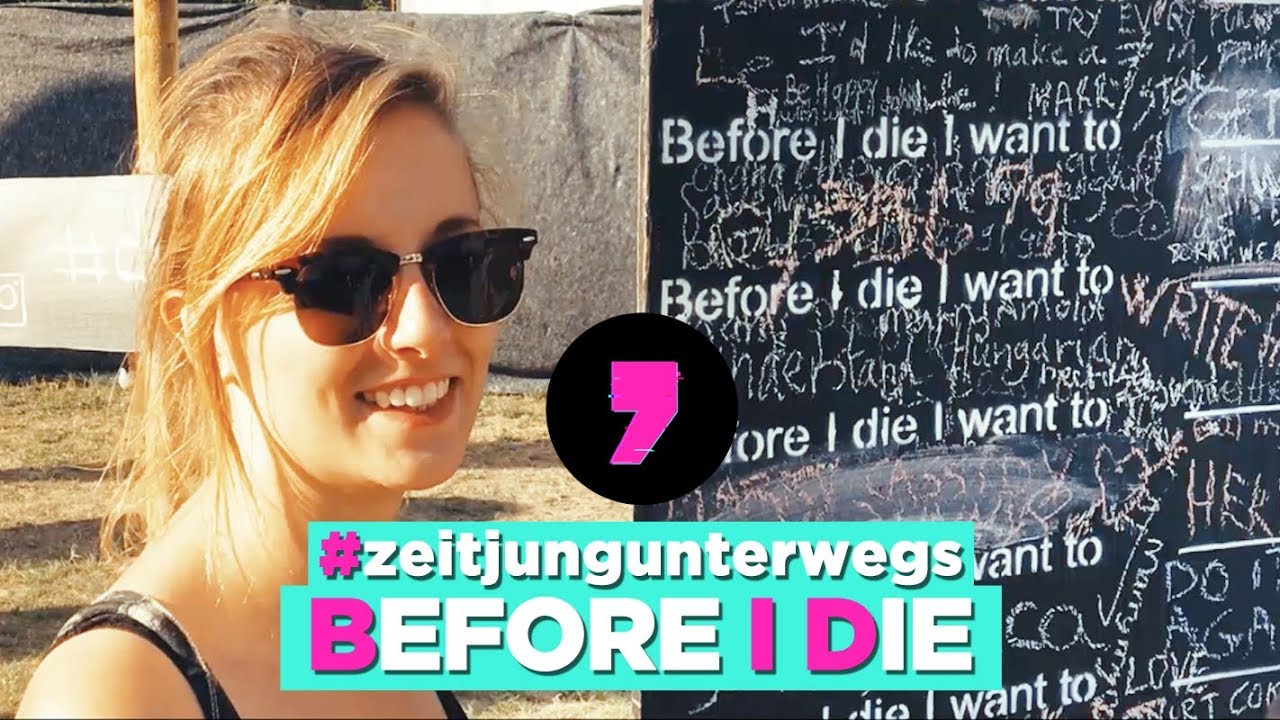 ZEITjUNG unterwegs: "BEFORE I DIE" - Wand auf dem Sziget Festival