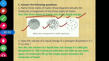 Class 4 Science Chapter 9 Exercise CBSE Board  Solid, Liquid and Gas Part 3- #LearnPlaySchool