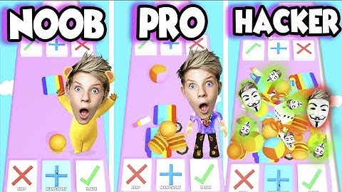 Can We Go NOOB vs PRO vs HACKER In TRADE MASTER 3D?! Prezley