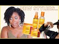 SO CANTU DROPPED NEW STYLERS and.. Cantu JBCO Collection on Type 4 Hair | KandidKinks