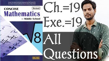 Representing 3D in 2D|Chapter-19|Exercise-19|ICSE Class-8 math|@icsemaths592