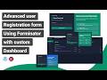 Advanced user Resgistration form Using Forminator with custom dashboard | Wordpress Tutorial 2026