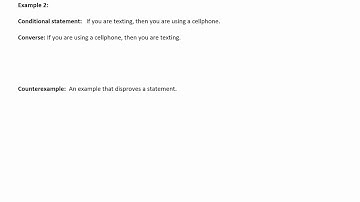 Conditional Statements and their Converse