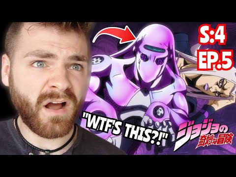WTF!! HUMAN EATING BOAT!!! | JOJO'S BIZARRE ADVENTURE *PART 5* EPISODE 5 | (S4 EP:5) REACTION!