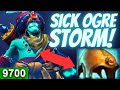 9K HP OGRE STORM SPIRIT 3! PANDA CHALLENGE! ► Dota 2 Auto Chess