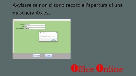 Avvisare se non ci sono record all