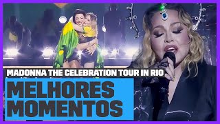Os MELHORES MOMENTOS do show da Madonna no Brasil! | Madonna no Multishow | Música Multishow