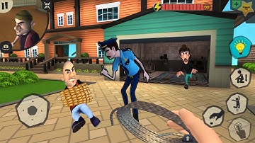 Scary Robber home clash _fun videos troll scary robber every day , Gameplay (android/ios) partr 630
