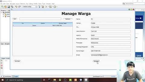 (Demo Program) Aplikasi Iuran Sampah Java Menggunakan Netbeans